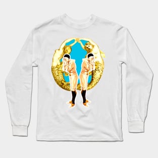 Mermaid and Harlequin part forever Long Sleeve T-Shirt